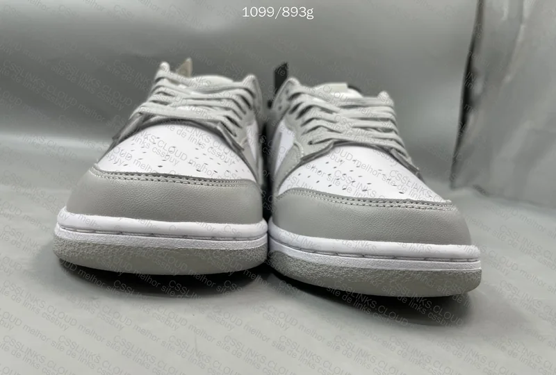 Dunk low Grey White 3