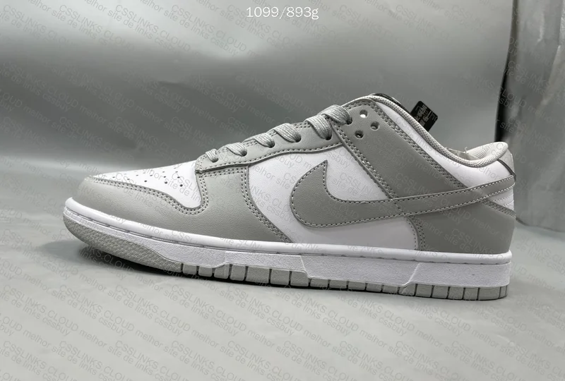 Dunk low Grey White 4