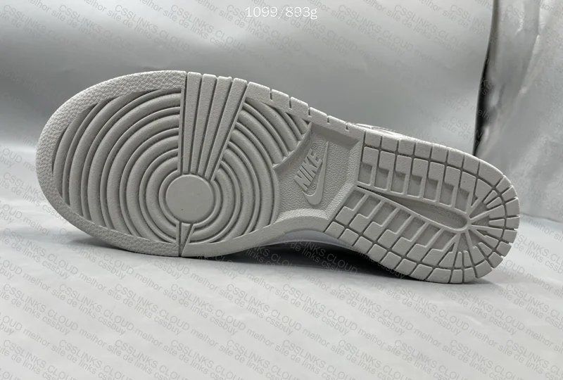 Dunk low Grey White 5