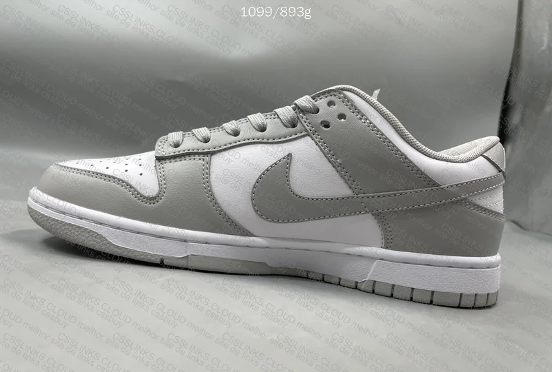 Dunk low Grey White 6