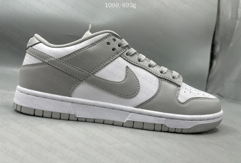 Dunk low Grey White 8