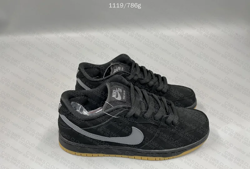 Dunk low grey/black