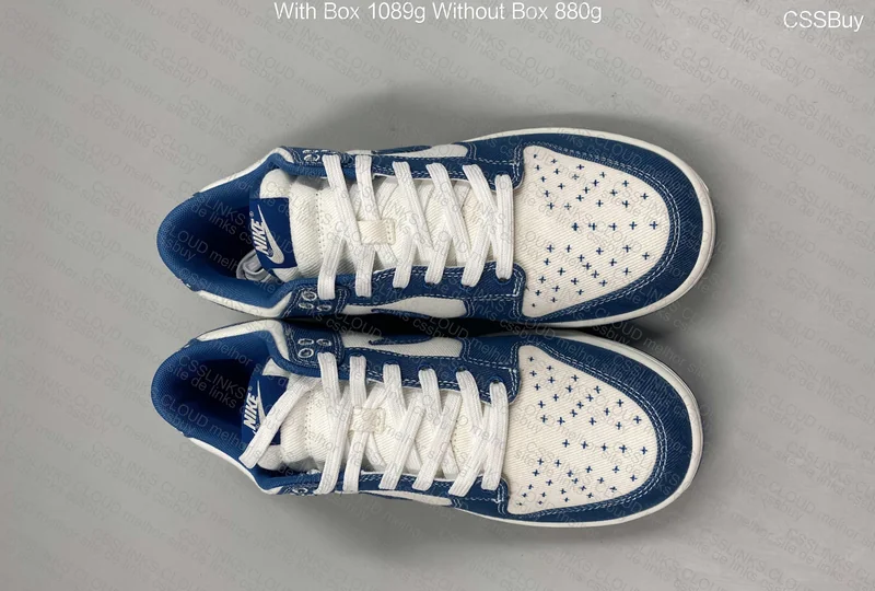 Dunk Low Industrial Blue Sashiko 6