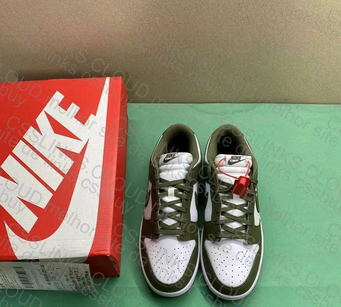 Dunk Low medium olive 3