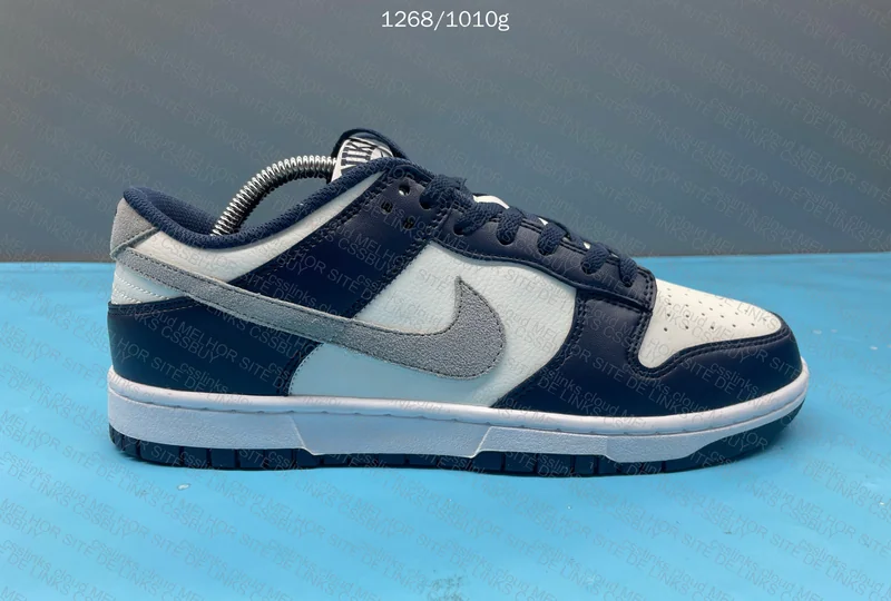 Dunk low midnight navy and grey 4