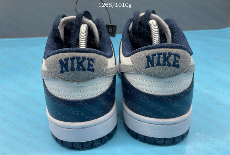 Dunk low midnight navy and grey 5