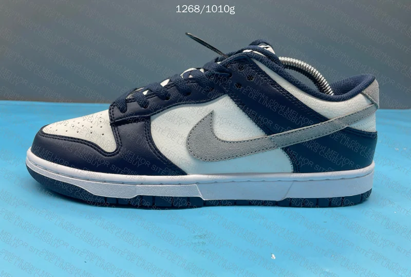 Dunk low midnight navy and grey 9