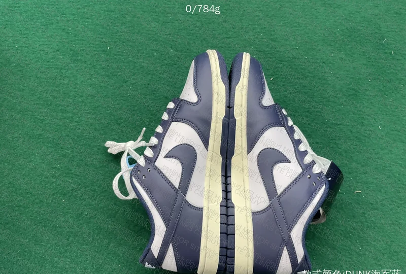 Dunk Low Midnight Navy and White NEW VT 3