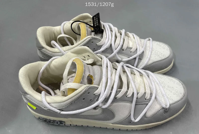 dunk low off white Lot 49