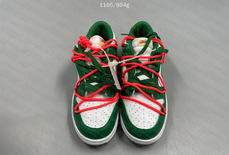 Dunk Low Off-White "Pine Green"