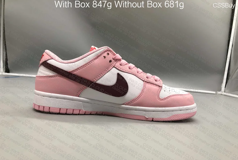 Dunk Low Pink Foam Red White