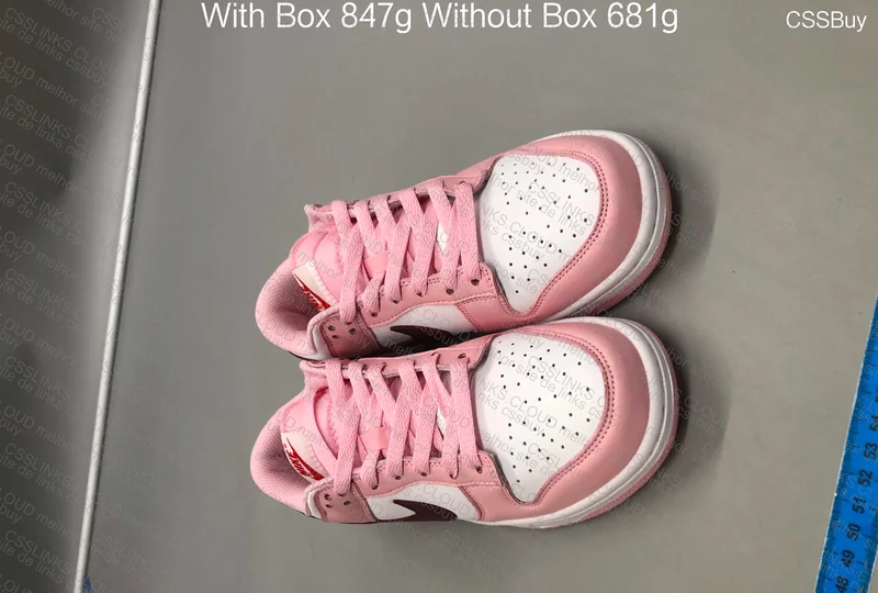 Dunk Low Pink Foam Red White 3