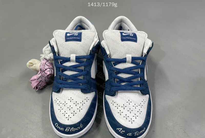 Nike Dunk Low SB x Born x Raised Blue 6