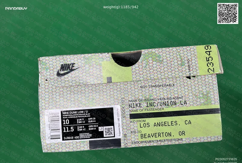 Dunk Low Union LA Blue 2