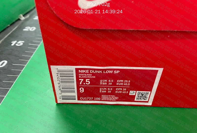 Dunk Low University Red (Blind Box) 8