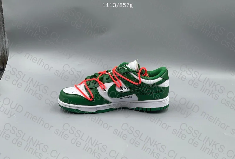 Dunk Low x Off-White Pine Green 4