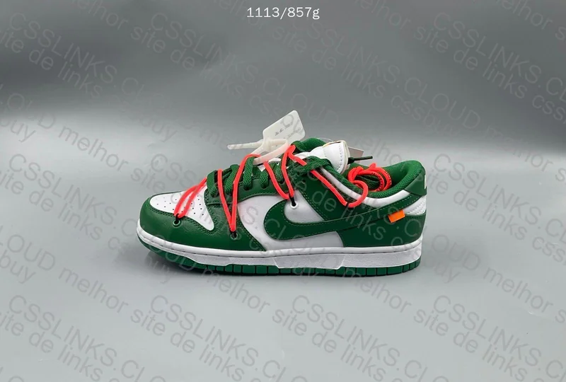 Dunk Low x Off-White Pine Green 5