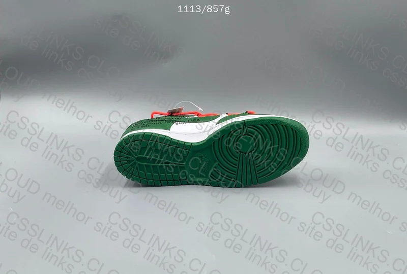 Dunk Low x Off-White Pine Green 6