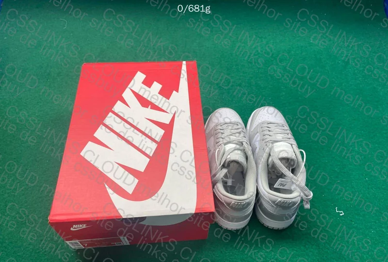 Dunk New VT - Grey Fog Size: 38 BR 40 EUR Weight: 681g - W/O Box Price: 169Y 2