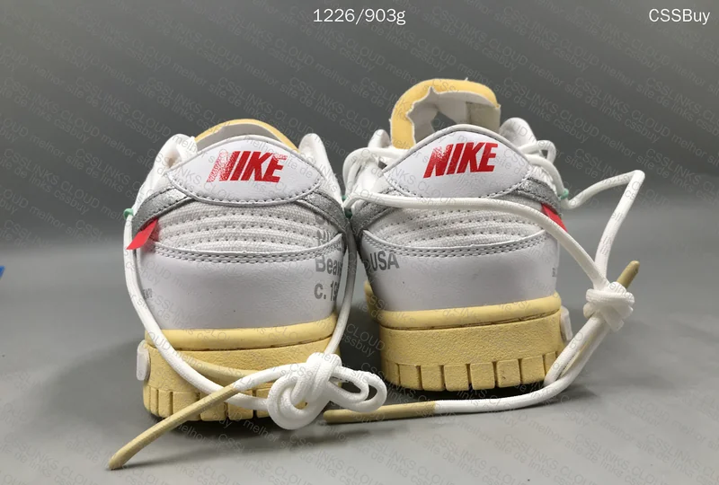 DUNK OFF WHITE LOT 1 2