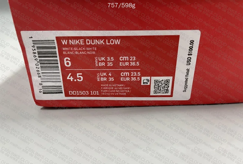 Dunk Panda Women's 10