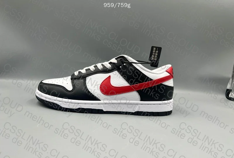Dunk Panda Red Swoosh 2