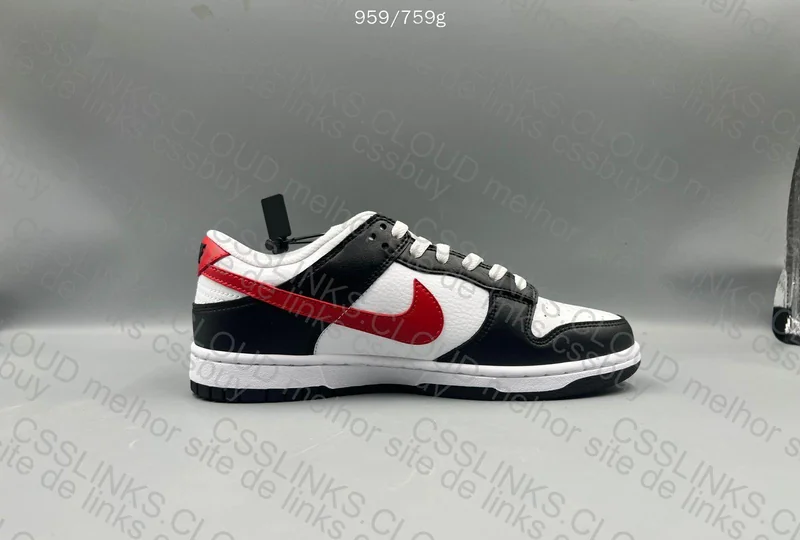 Dunk Panda Red Swoosh 4