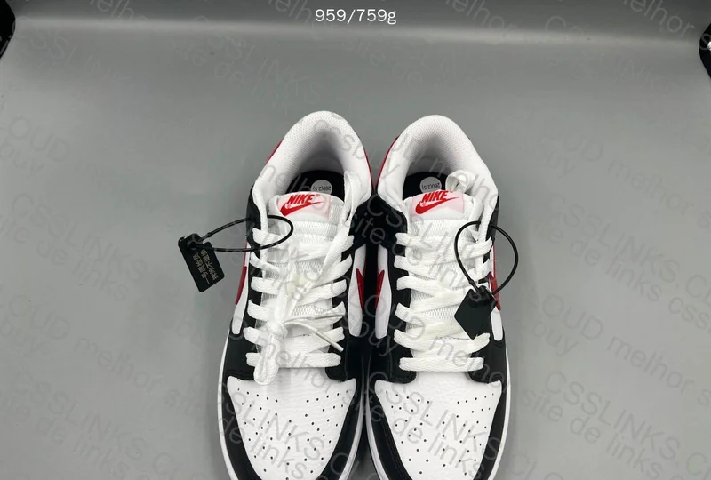Dunk Panda Red Swoosh 5