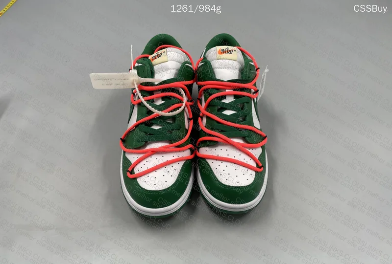 dunk pine green ow 3