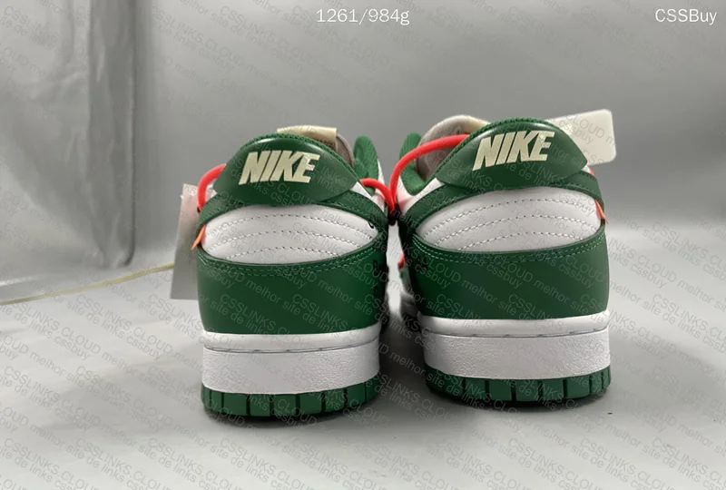 dunk pine green ow 4