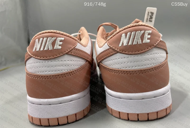 Dunk Rose Whisper + Dunk Pink Paisley