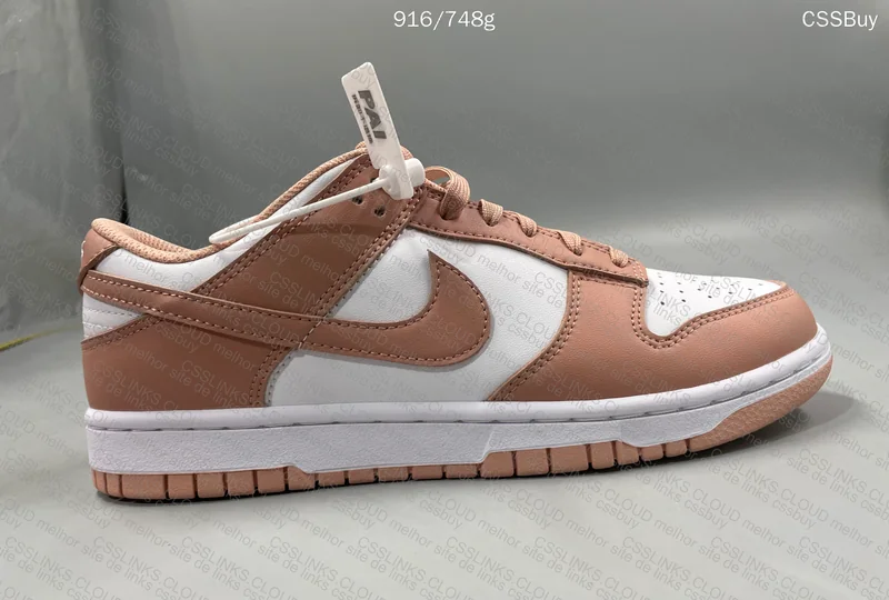 Dunk Rose Whisper + Dunk Pink Paisley 5