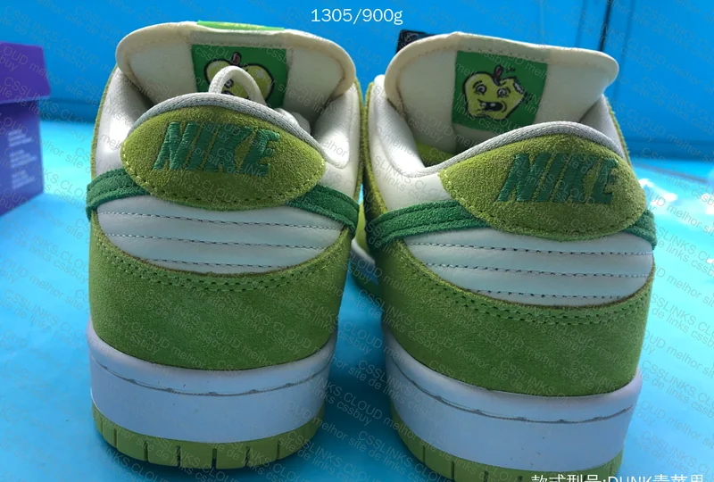 dunk sb green apple