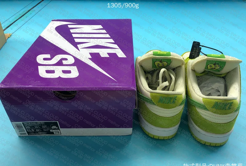 dunk sb green apple 3
