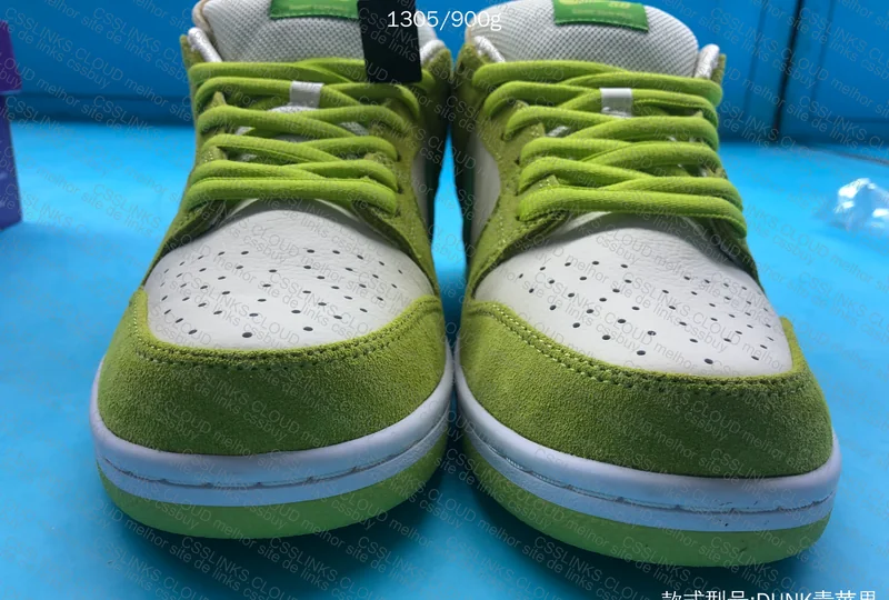 dunk sb green apple 4