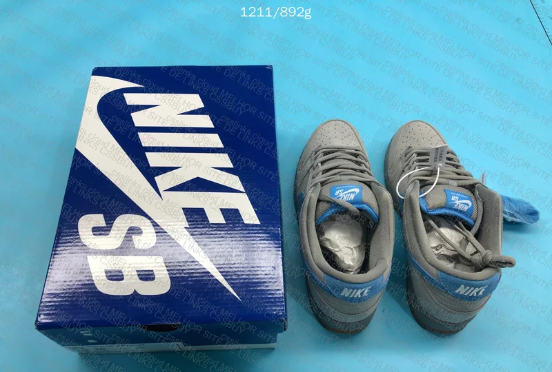 Dunk SB Low Gray Blue Sapphire