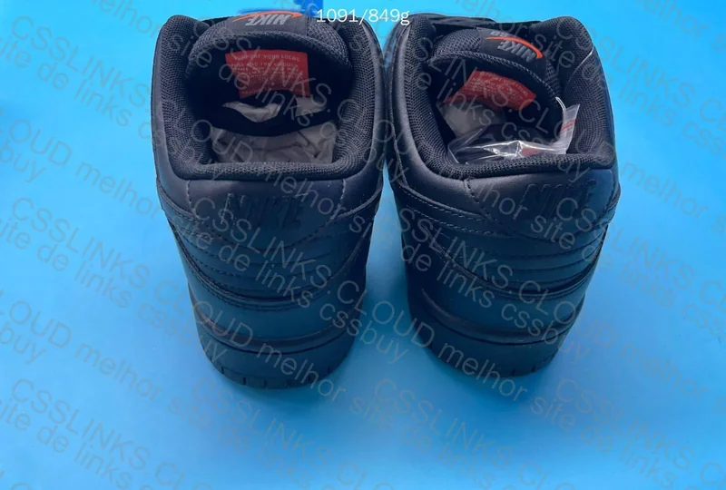 Dunk SB Low ISO Triple Black 5