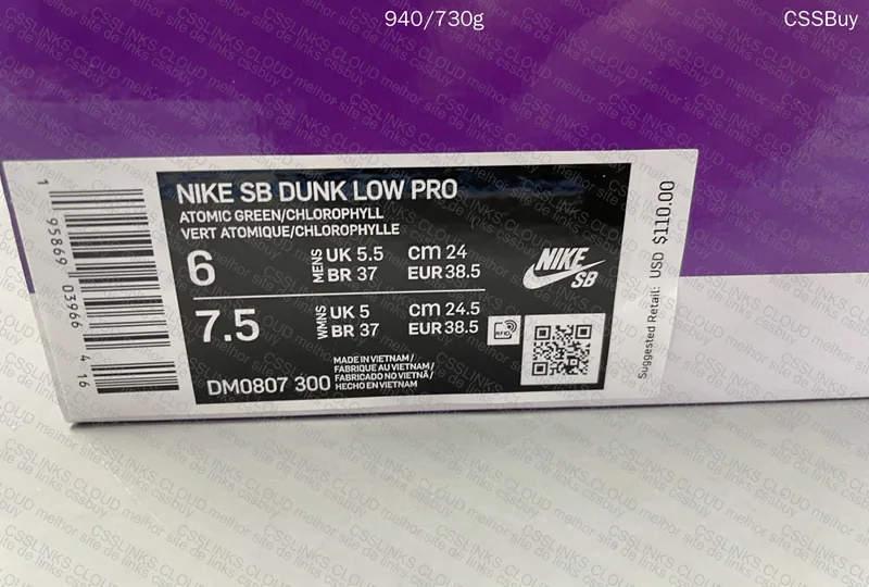 Dunk SB “Sour Apple” 10