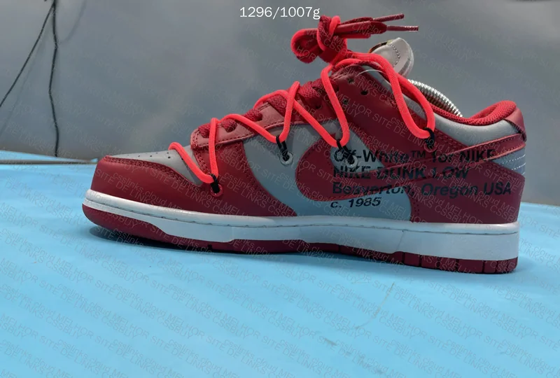 dunk university red off white GL? 7