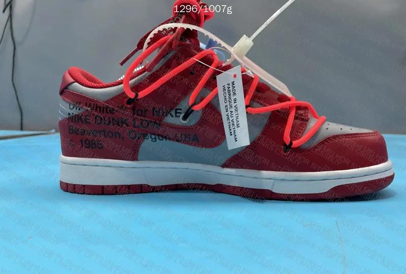 dunk university red off white GL? 9