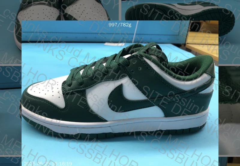 Dunk Green M (Strange Swoosh?) 5
