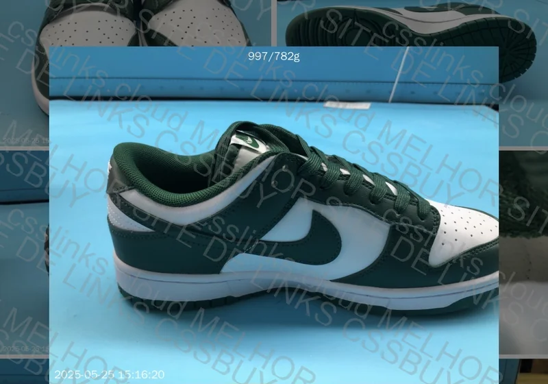 Dunk Green M (Strange Swoosh?) 6