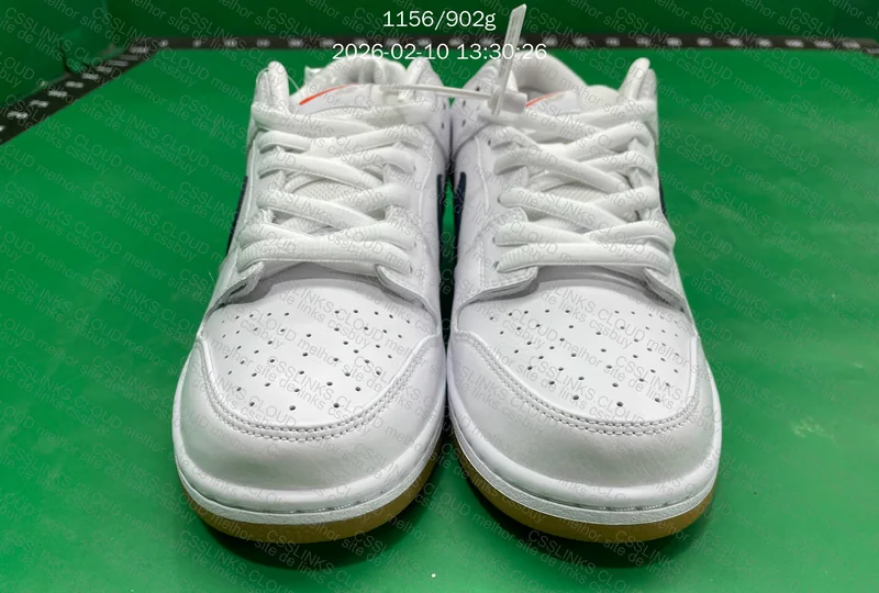 Dunk White e Blue Raw 7