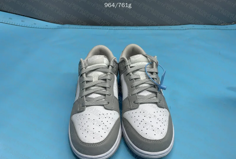 Dunk White Gray