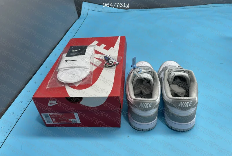 Dunk White Gray 6