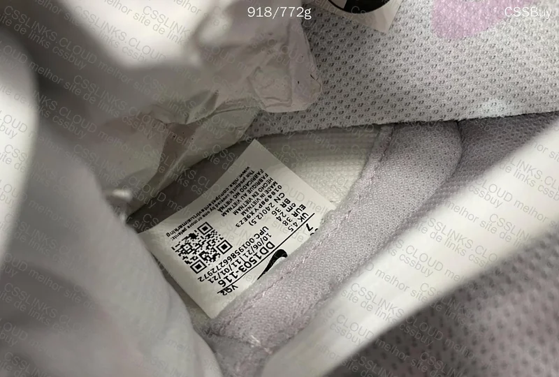 Dunk White Light Purple 8