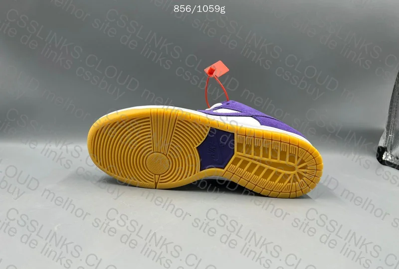 Dunk White Purple 5