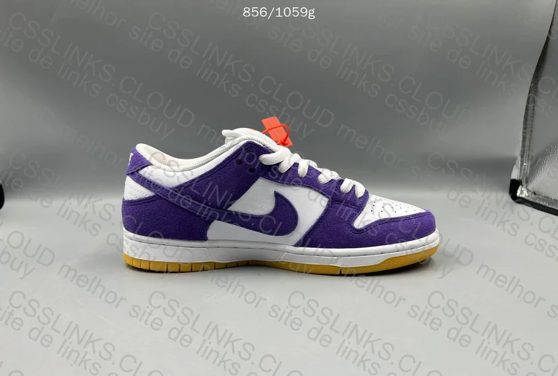Dunk White Purple 7