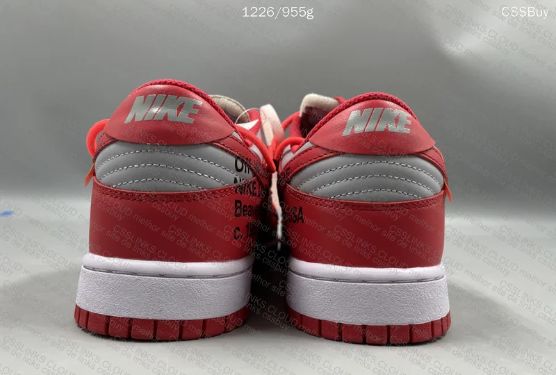 DUNK X OFF WHITE UNIVERSITY RED* 3