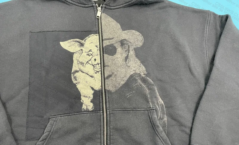 Enfants Riches Deprimes Pig Alan Jackson Assemblage Zip 2